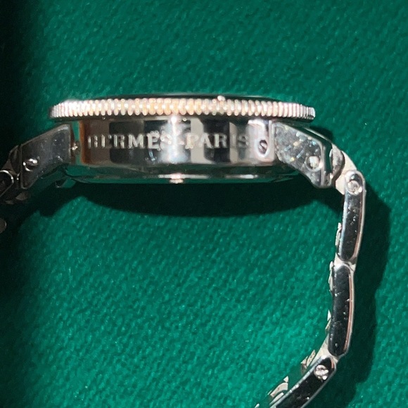 HEREMES stainless steel clipper diver watch.